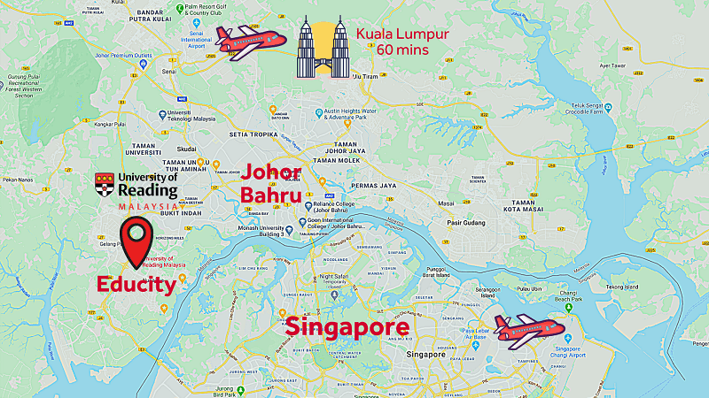 Access to Johor Bahru City Centre and Singapore